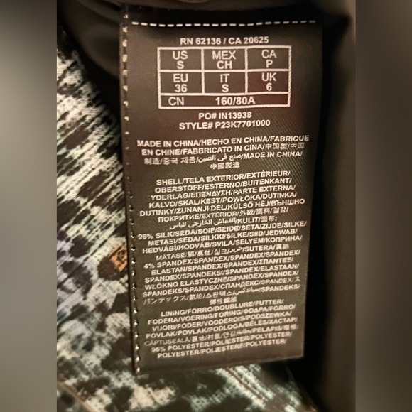 Brand new. Vintage Marciano Animal Print fitted dress - Picture 3 of 5